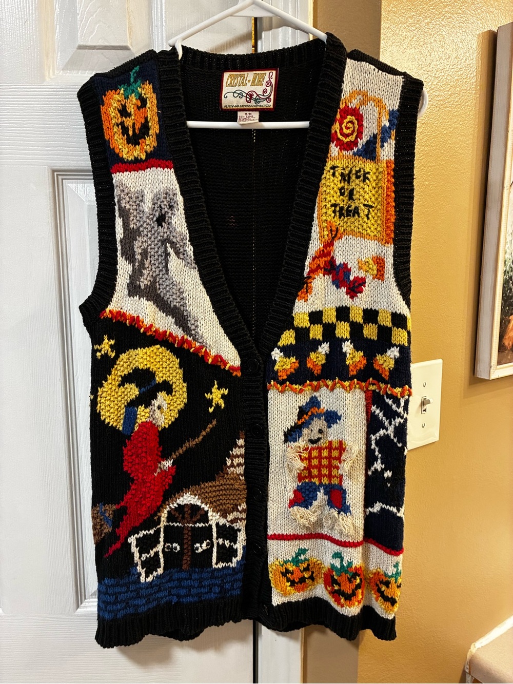 Vintage Halloween Sweater Vest